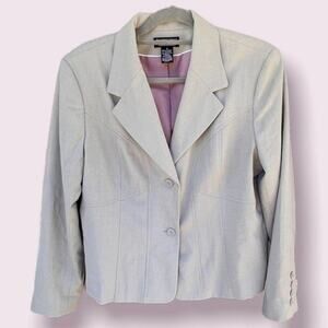 Worthington Works Blazer Gray and Lavender Size 16